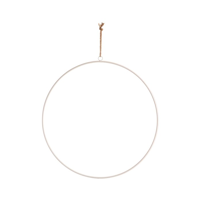 CERCHIO METALLO D78 WHITE